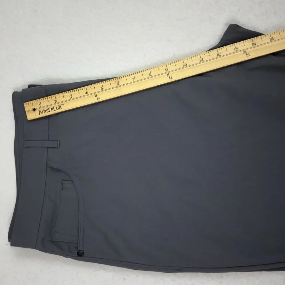 Public Rec Pants Mens Size 40x32 Gray Straight Fit Performance Stretch Golf